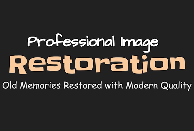 restore old photos professionally